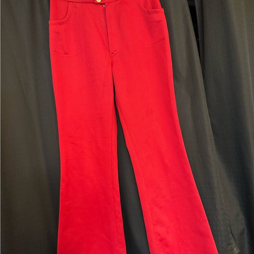 Vintage America Red Corduroy Pants